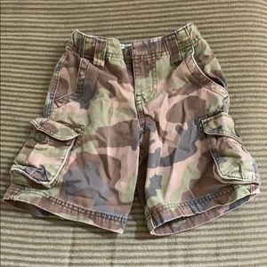 Boys camo cargo shorts